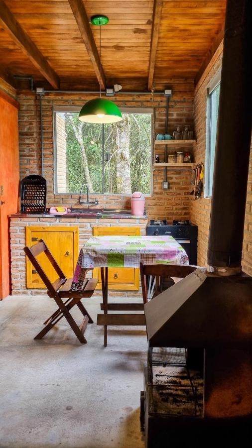 Cabana Na Floresta Rincao Do Fortaleza Cambará Buitenkant foto
