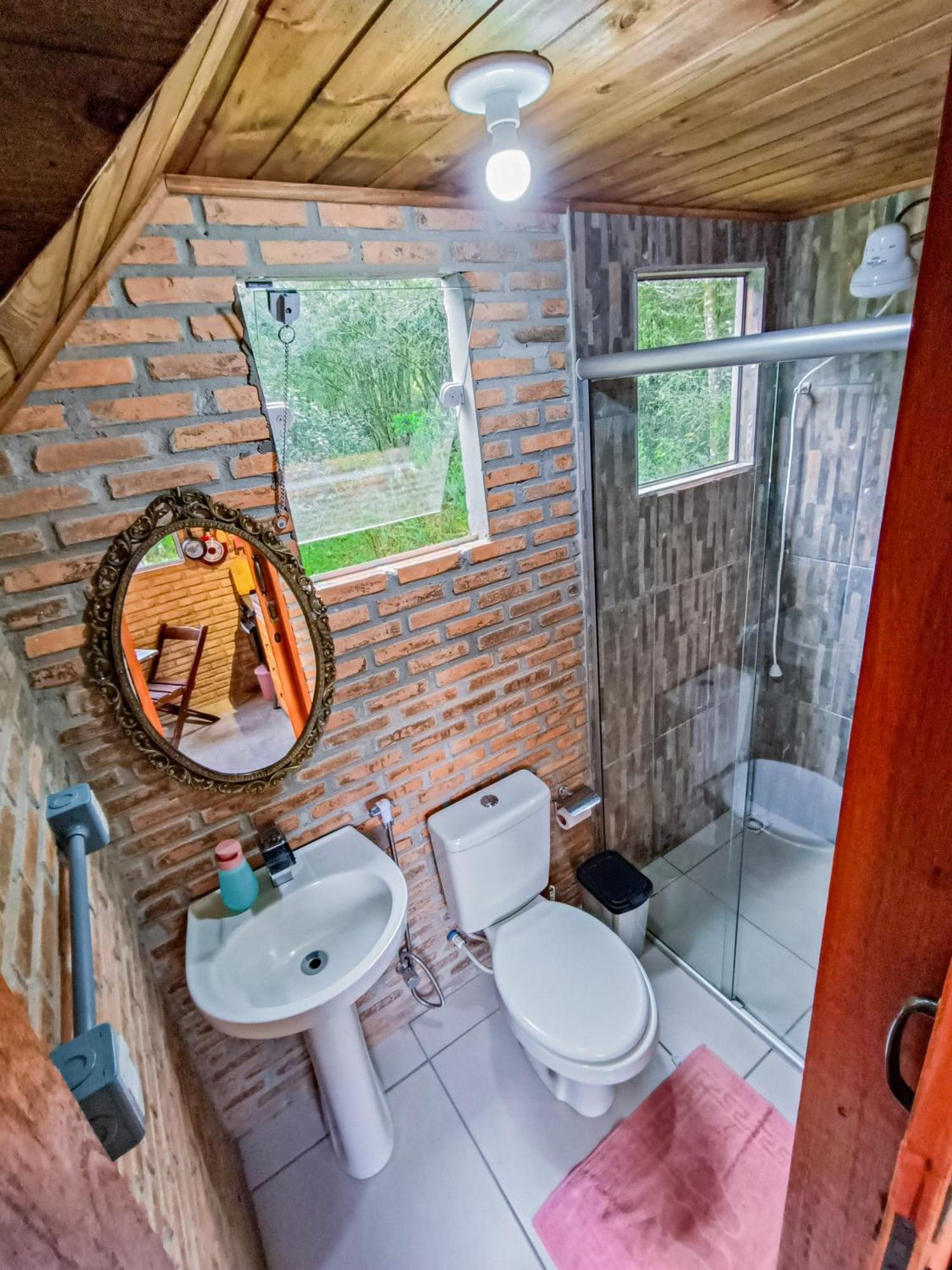 Cabana Na Floresta Rincao Do Fortaleza Cambará Buitenkant foto