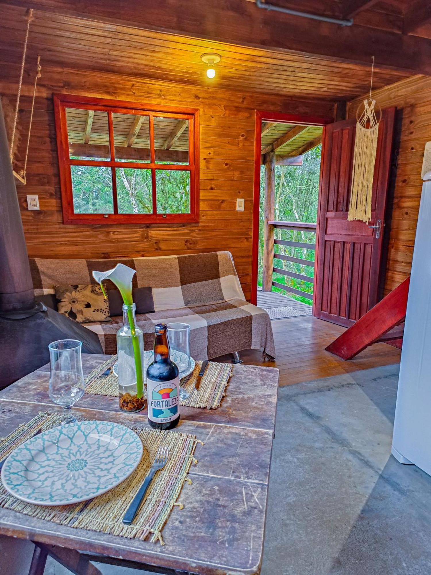 Cabana Na Floresta Rincao Do Fortaleza Cambará Buitenkant foto